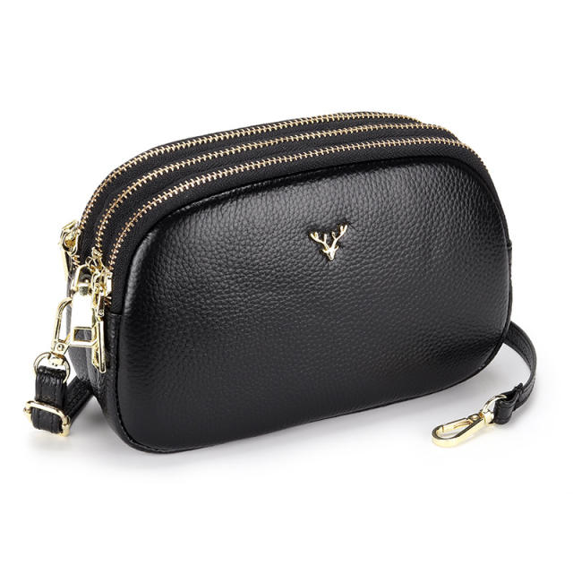 Elegant Genuine Leather small crossbody bag