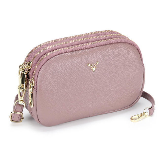 Elegant Genuine Leather small crossbody bag