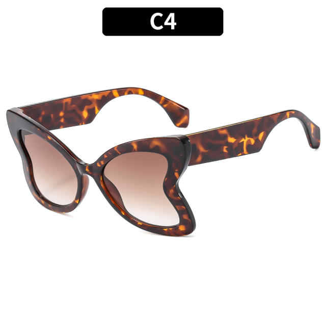 Personality summer butterfly sunglasses