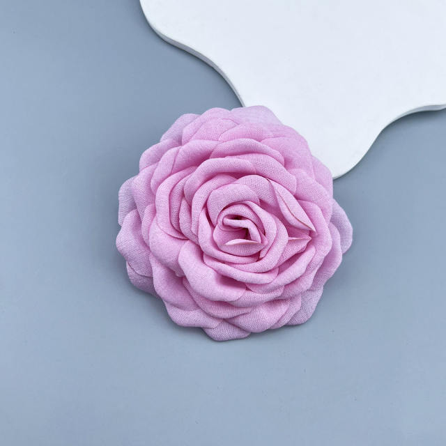 10cm large size camellia flower women brooch