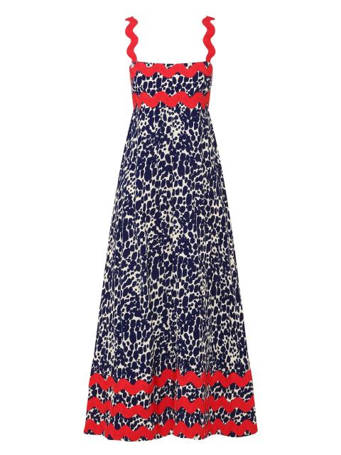 Holiday trend beach floral pattern maxi dress slip dress