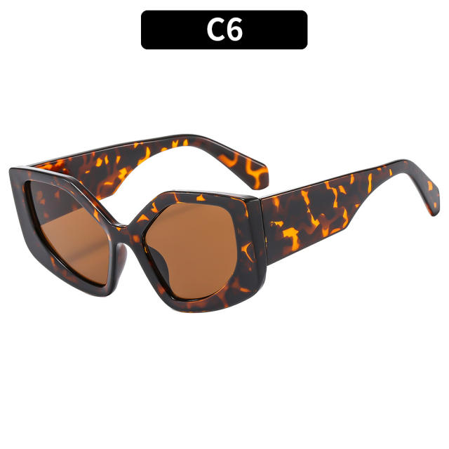 Personality unique shape frame sunglasses