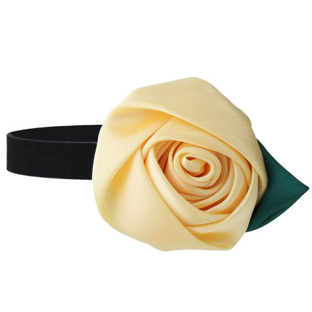 Hot sale colorful rose flower velvet choker necklace