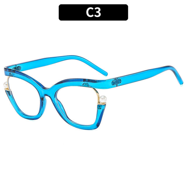 Vintage colorful blue light reading glasses