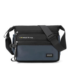 Casual large capacity oxford cloth crossbody bag for men