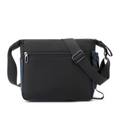 Casual large capacity oxford cloth crossbody bag for men