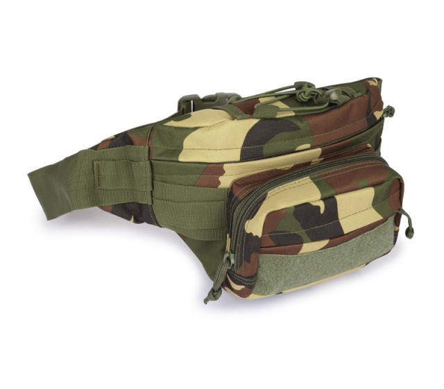 Outdoor camo pattern funny pack waist bag for men