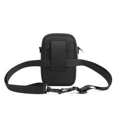 Multi function small size outdoor waist bag crossbody bag for men