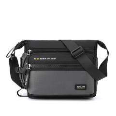 Casual large capacity oxford cloth crossbody bag for men