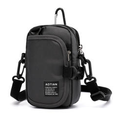 Multi function oxford cloth small size waist bag for men
