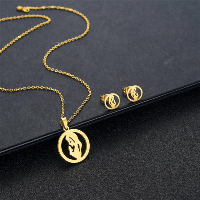 Dainty mother's day gift necklace set