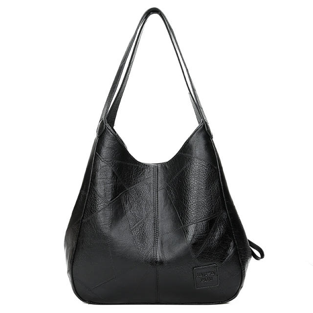 Super soft PU leather women tote bag