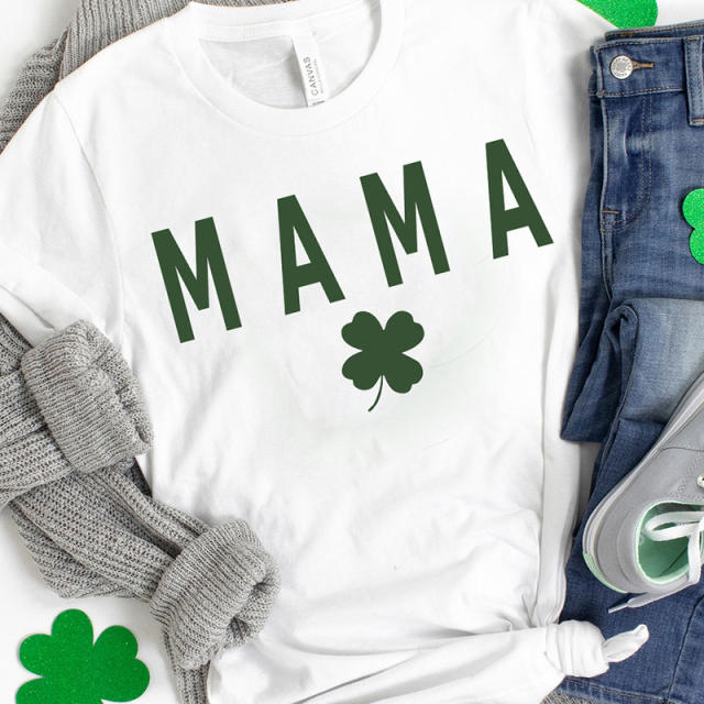 Popular mama letter print hot sale t shirt