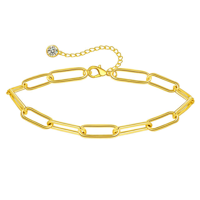 Hot sale stainless steel chain anklet collection