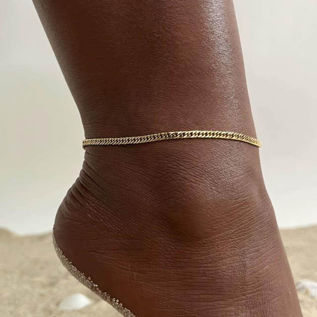 Hot sale stainless steel anklet collection