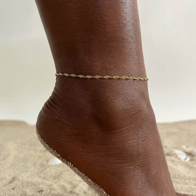 Hot sale stainless steel anklet collection