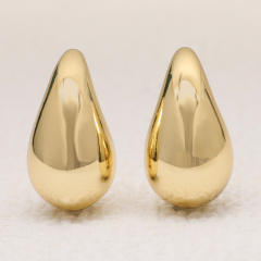 Hot sale CCB material mirror colorful waterdrop shape earrings 1.7cm*3.1cm