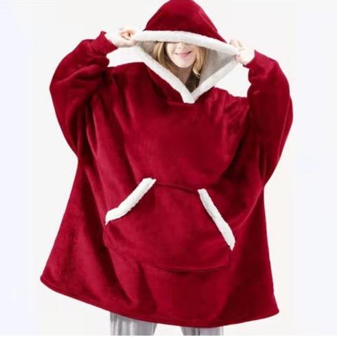 Super warm berber Fleece oversize sweatshirt blankets