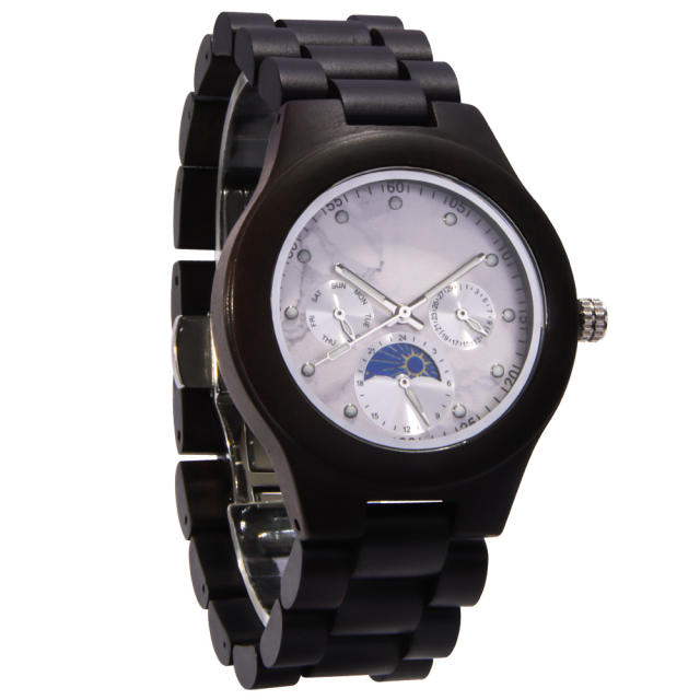 Classic easy match quartz watch wooden watch for men women