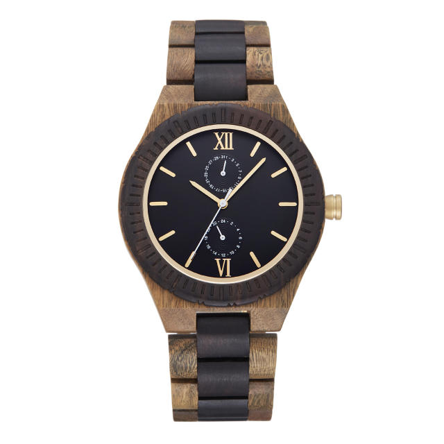 Hot sale natural Quartz watch wooden watch for men