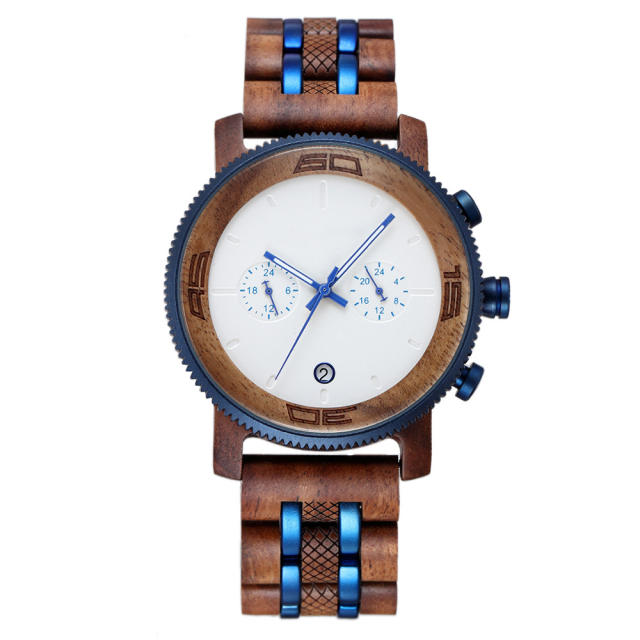 Hot sale waterproof Quartz watch wooden watch for men