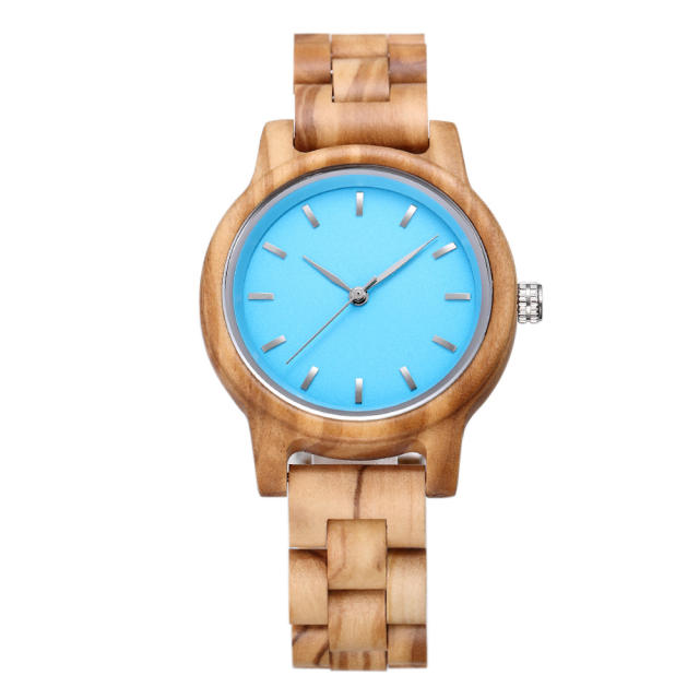 Casual popular natural wooden watch for women