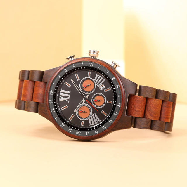 Hot sale wooden watches quartz watch for men