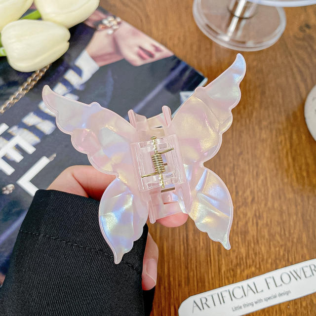 7CM INS super pretty butterfly shape hair claw clips