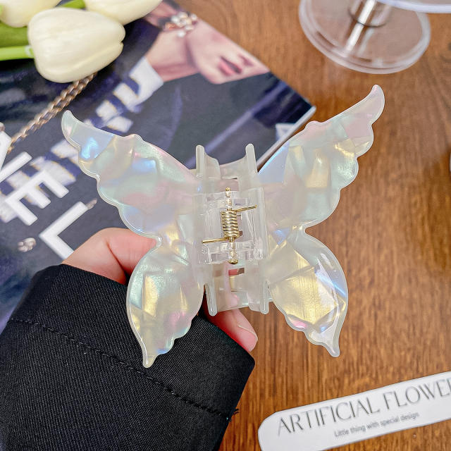7CM INS super pretty butterfly shape hair claw clips