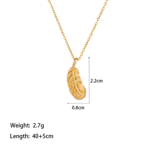 INS spring summer diamond copper pendant stainless steel chain necklace collection