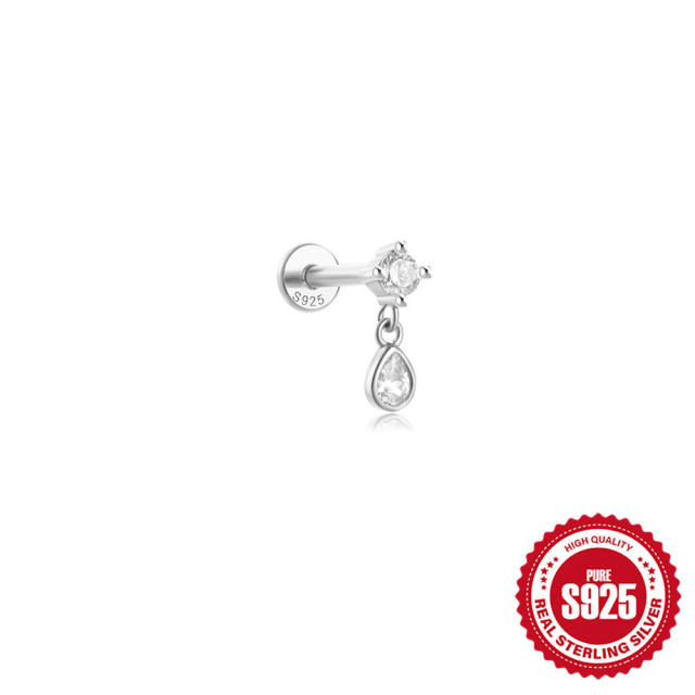 925 sterling silver diamond star nap earrings collection