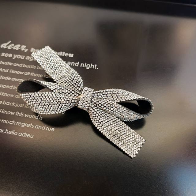 Luxury super shiny diamond bow headband