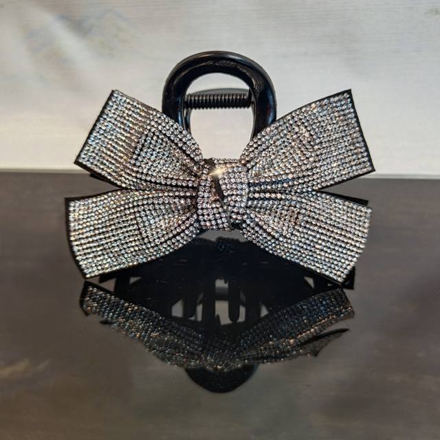 Luxury full diamond sweet bow hair claw clips