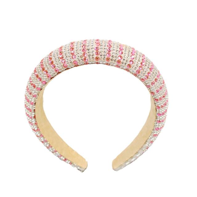 Delicate full diamond padded headband