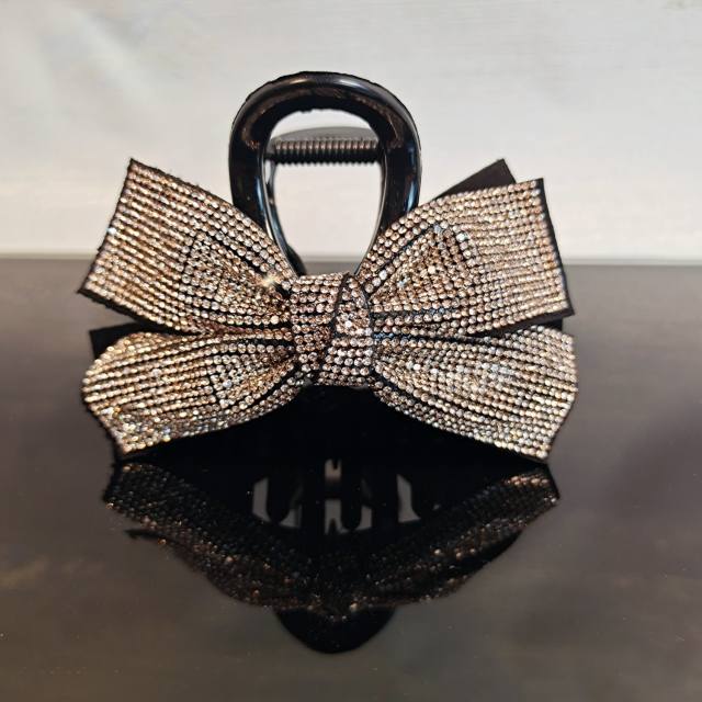 Luxury full diamond sweet bow hair claw clips