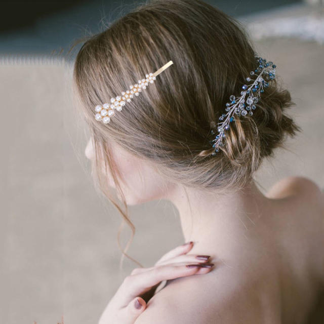 Korean fashion pearl beaded bobby pins