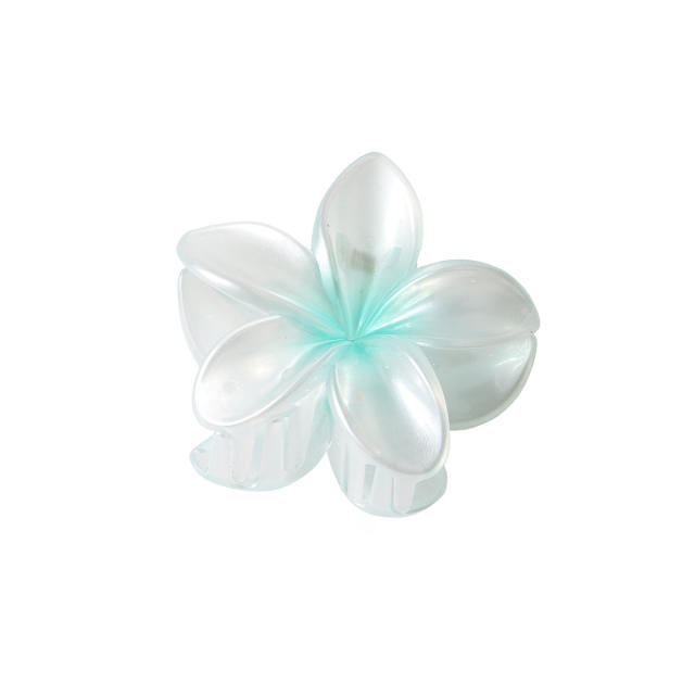 8CM hot sale summer plumeria hair claw clips for women