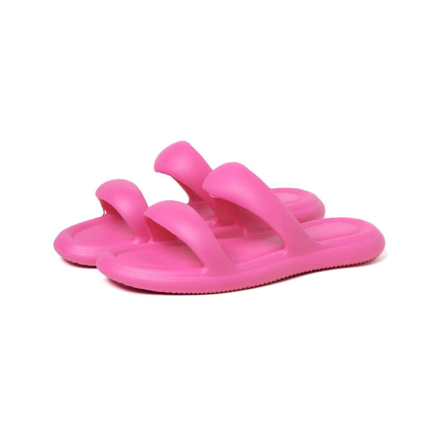 Super soft candy color spring summer slippers