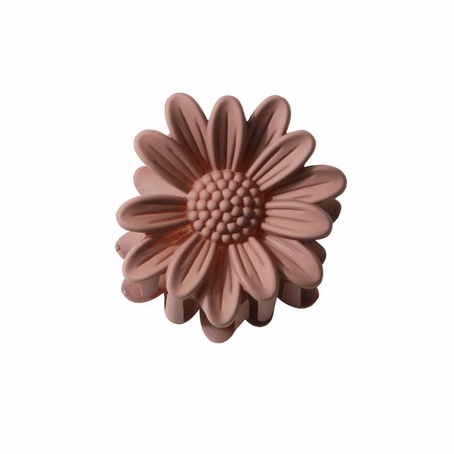 Hot sale daisy flower shape women hair claw clips small size 4CM