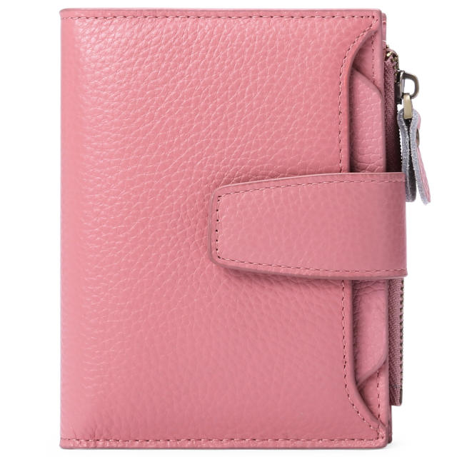 Korean fashion Genuine Leather women wallet purse