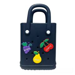 Summer EVA material candy color jelly bag beach bag for kids adult bogg bag