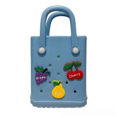 Summer EVA material candy color jelly bag beach bag for kids adult bogg bag