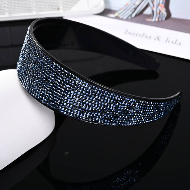 2024 hot sale full diamond wide headband wedding headband