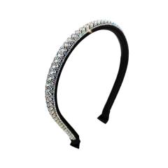 Korean fashion colorful crystal diamond thin headband wedding headband
