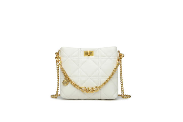 Chic quilted pattern large size chain bag