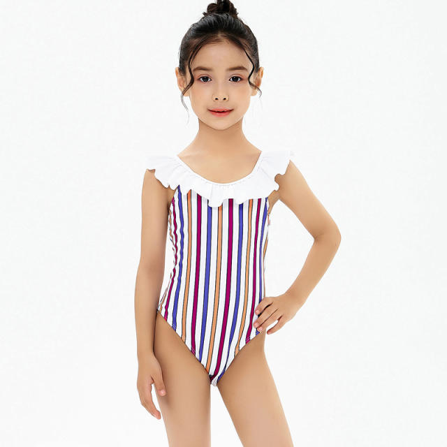 Summer cute puff swimsuit collection for kids