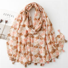 Spring summer new design plaid pattern fashion scarf