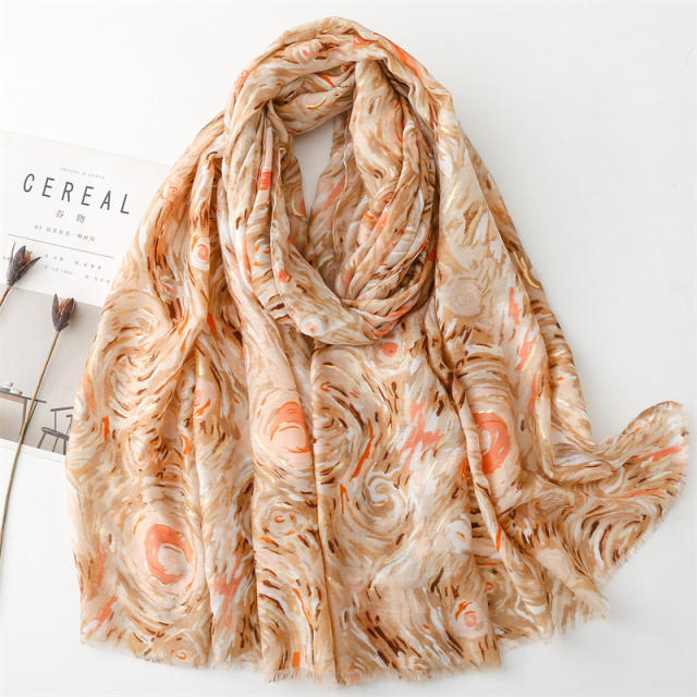 Spring summer soft fashion scarf