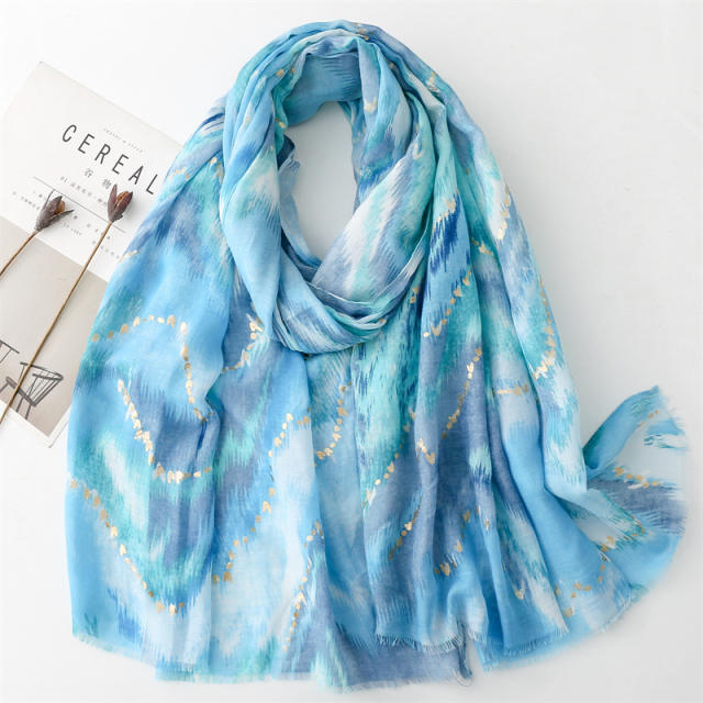 Spring summer tiy dry pattern fashion scarf