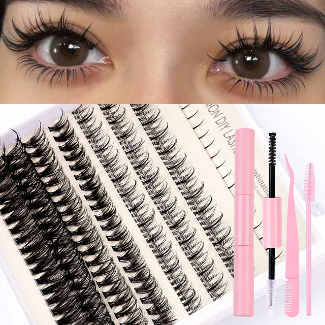 DIY eyelashes Segmented single-cluster grafted false eyelashes